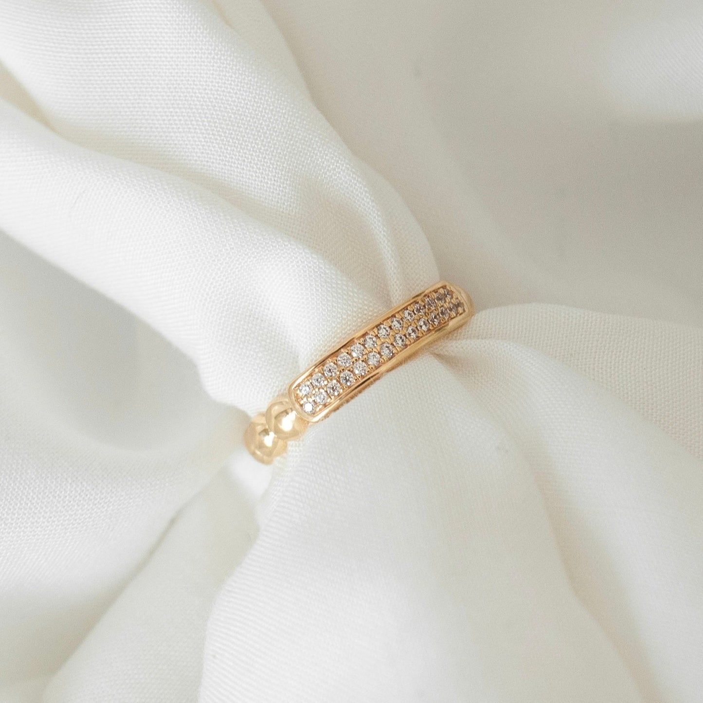 Lily ring - gold plated