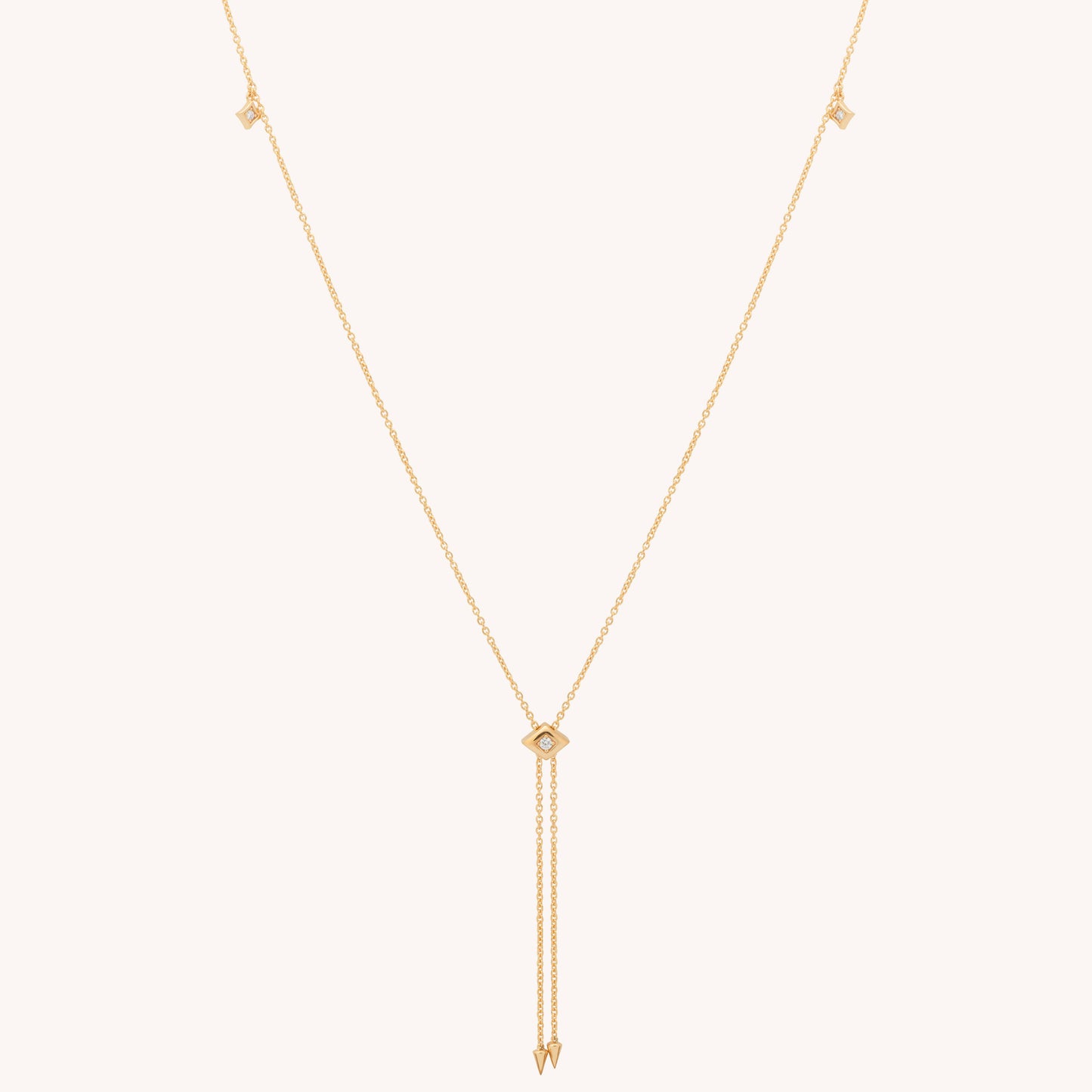 Sophie slider necklace - gold plated