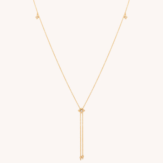 Sophie slider necklace - gold plated