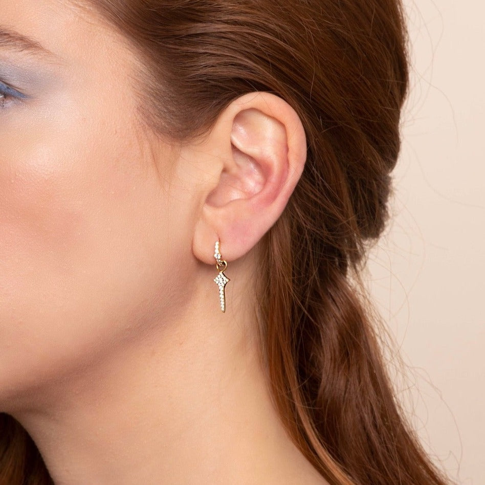 Aspen earrings - gold plated